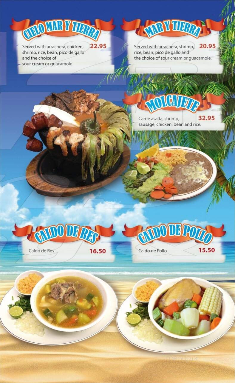 La Parrilla Guacamole Grill - Stanton, CA menu_pic