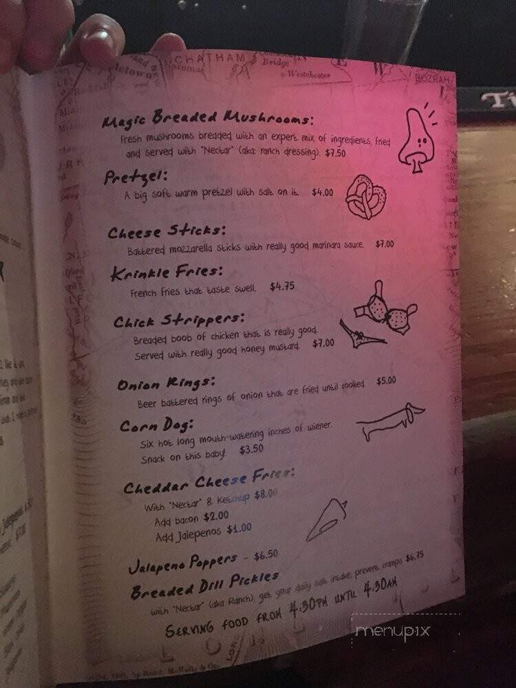 Bar None - Columbia, SC menu_pic