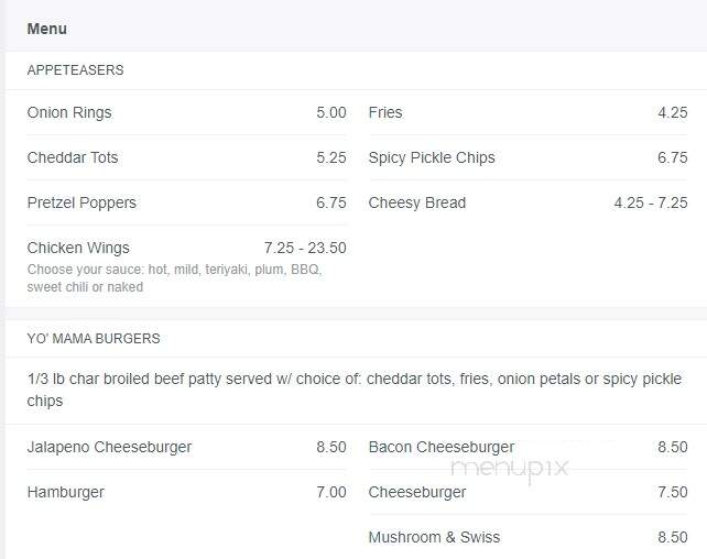 Mama Stella's Pizza - Miles City, MT menu_pic
