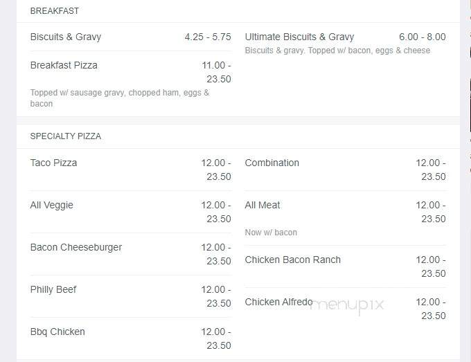 Mama Stella's Pizza - Miles City, MT menu_pic