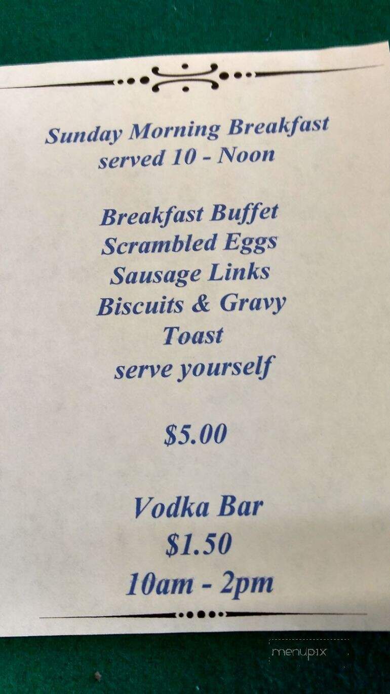 Beach Pub - Buffalo, IA menu_pic