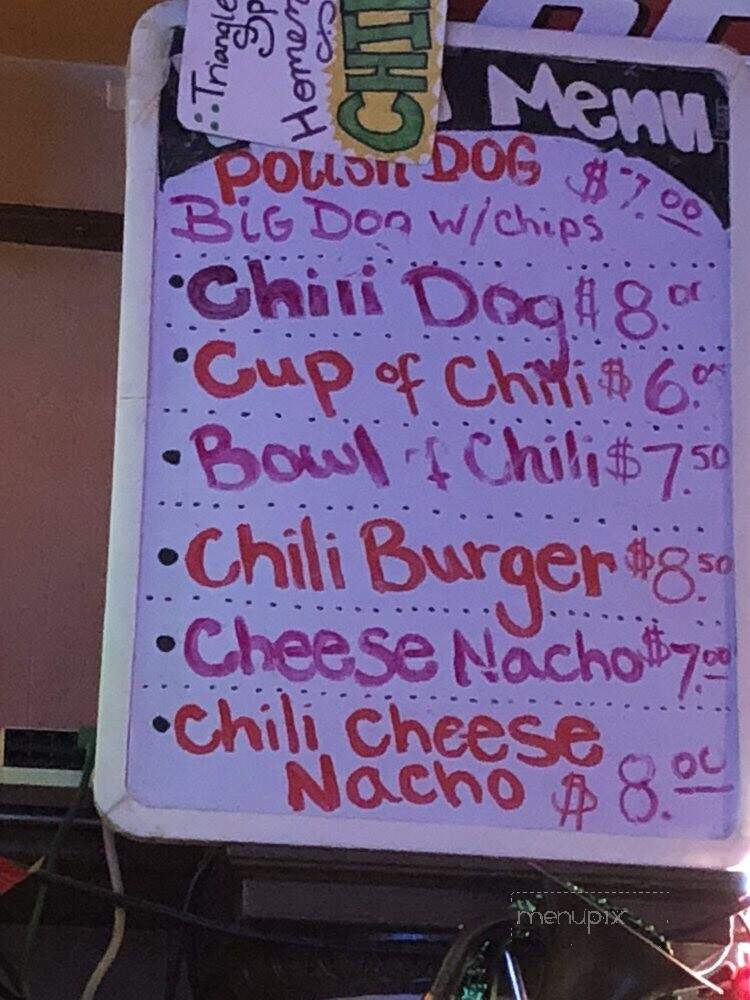 Triangle Tavern - Astoria, OR menu_pic