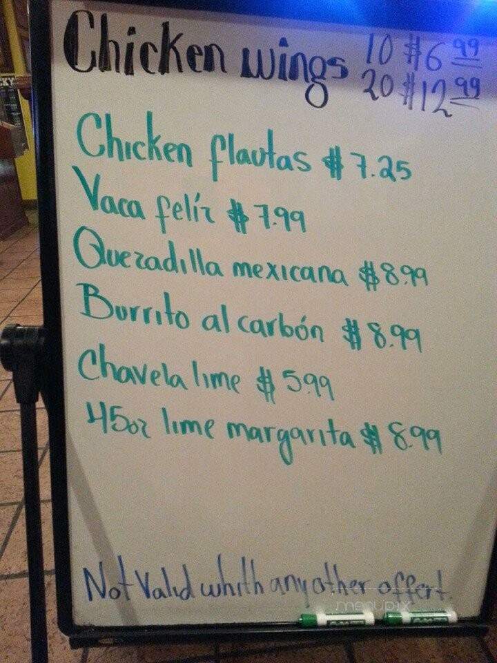 Fiesta Mexicana - Mount Washington, KY menu_pic