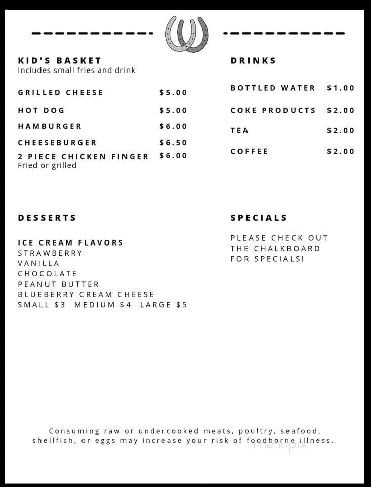 Micaville Restaurant - Heflin, AL menu_pic