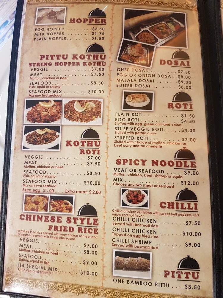 Hopper Hut - Toronto, ON menu_pic