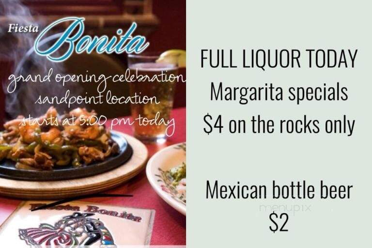 Fiesta Bonita Mexican - Ponderay, ID