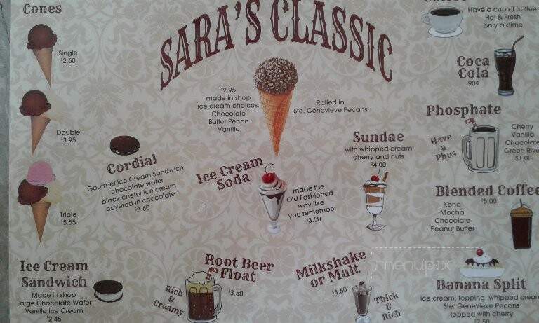 Sara's Ice Cream - Sainte Genevieve, MO