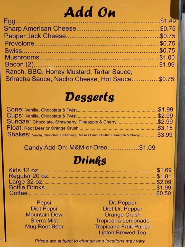 L C Hamburgers Etc - Kansas City, MO menu_pic