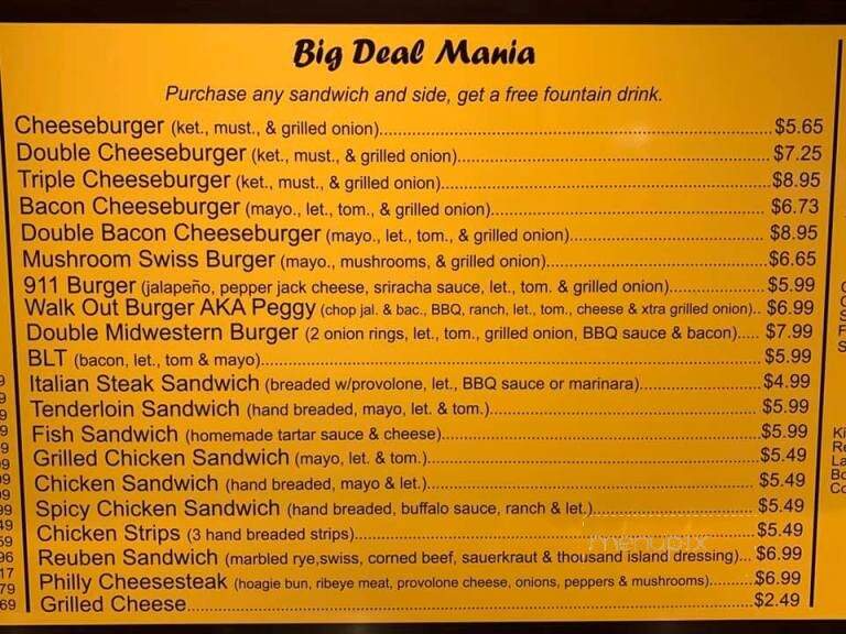 L C Hamburgers Etc - Kansas City, MO menu_pic