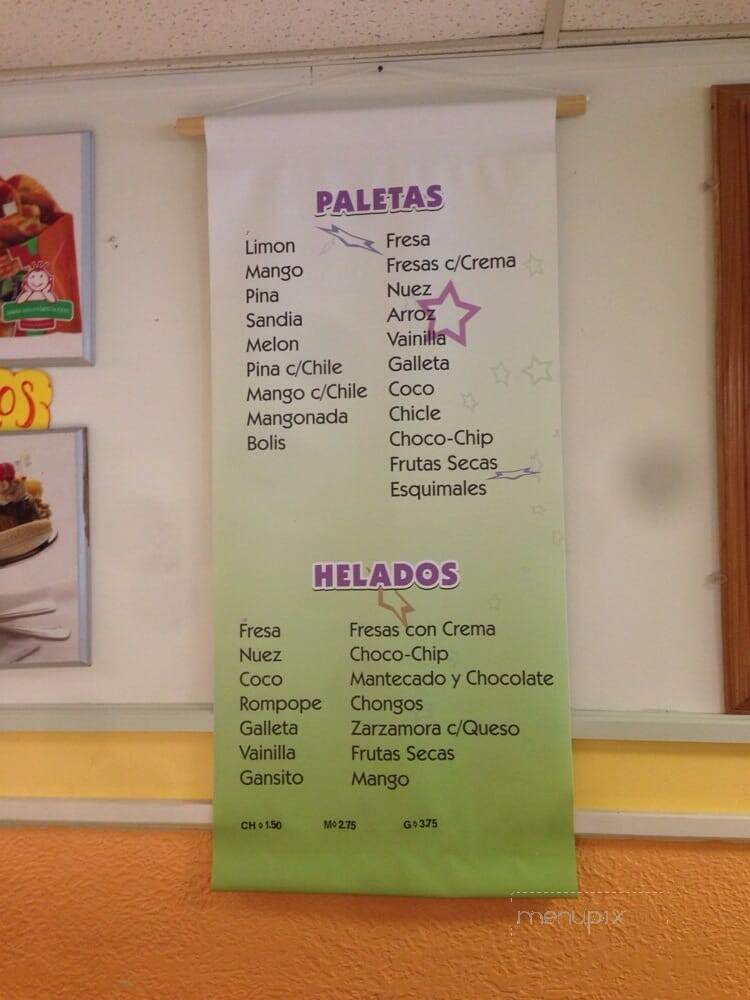 Helados Santa Fe - Omaha, NE menu_pic