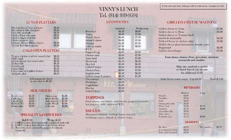 Vinny's Luncheonette - Port Chester, NY