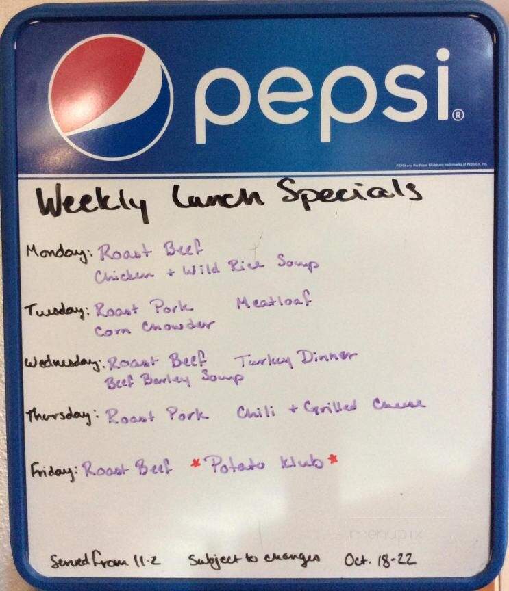Food Barn - Powers Lake, ND menu_pic