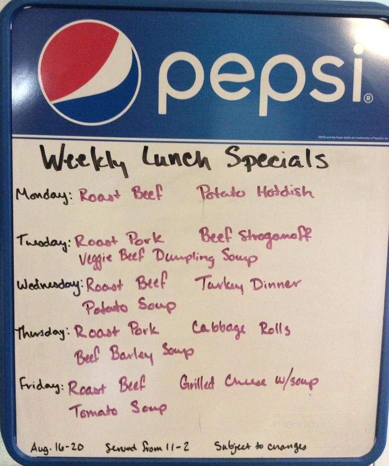 Food Barn - Powers Lake, ND menu_pic