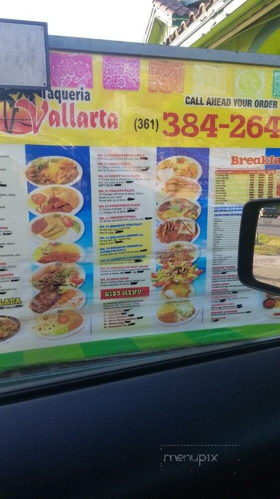 Taqueria Vallarta - Orange Grove, TX menu_pic