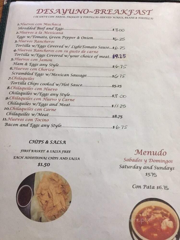 Dos Pablos - Riverside, CA menu_pic
