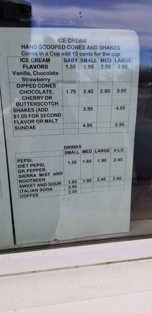 Jolly Kone Drive Inn - Tulelake, CA menu_pic