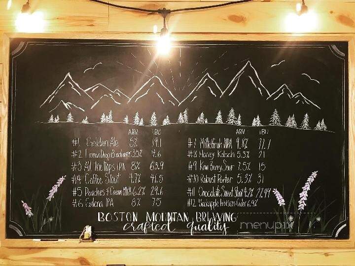 Boston Mountain Brewing - Fayetteville, AR menu_pic