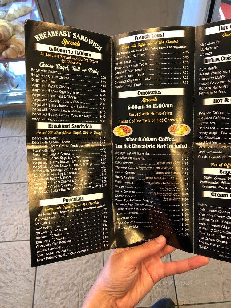 Avenue X Bagels - Brooklyn, NY menu_pic