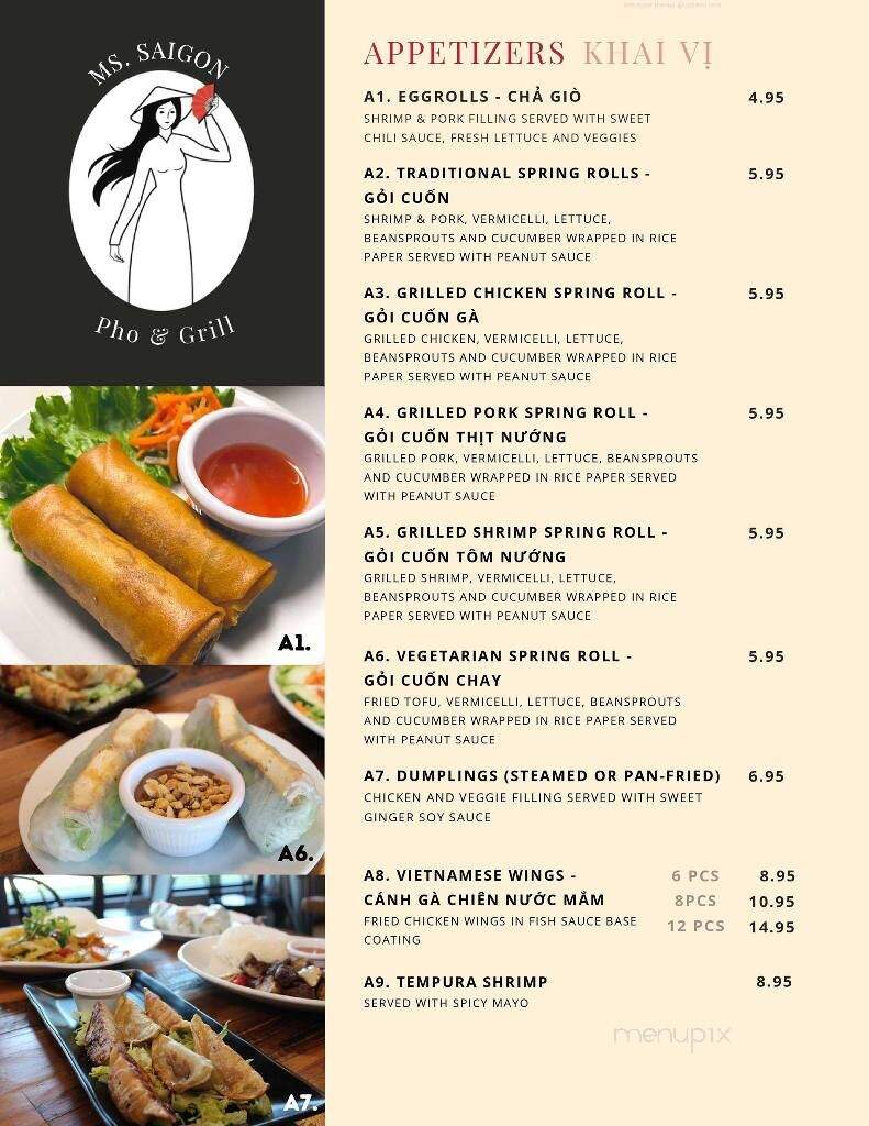 Ms Saigon Pho Sushi & Bar - Keller, TX menu_pic