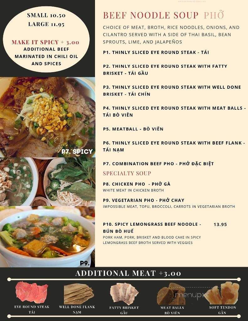 Ms Saigon Pho Sushi & Bar - Keller, TX menu_pic
