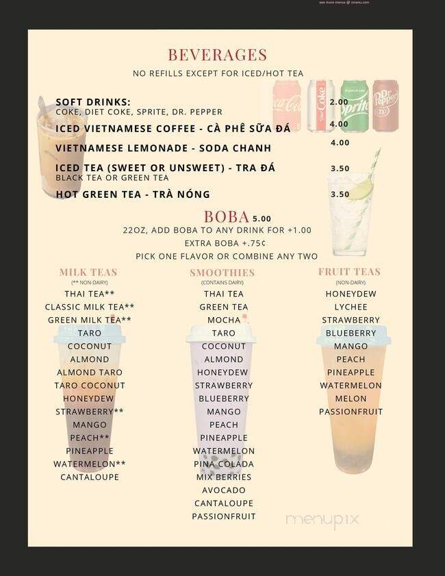 Ms Saigon Pho Sushi & Bar - Keller, TX menu_pic