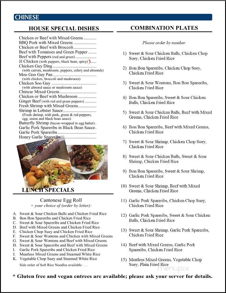 Lucky's Restaurant - Thunder Bay, ON menu_pic