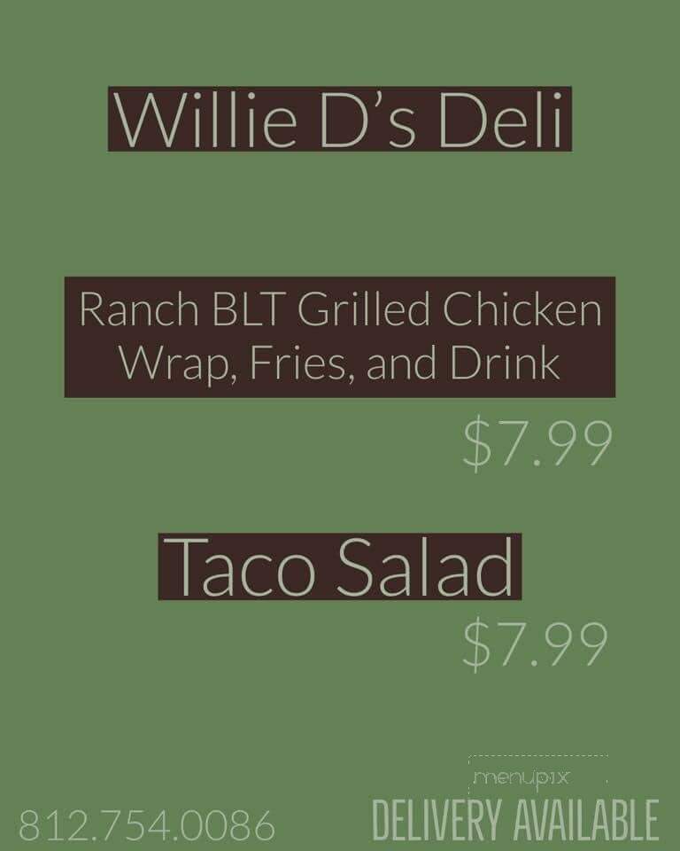 Willie D's Deli - Scottsburg, IN