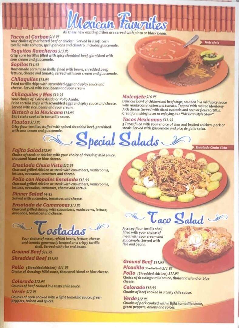 Chula Vista Market and Taqueria - Salem, OR menu_pic