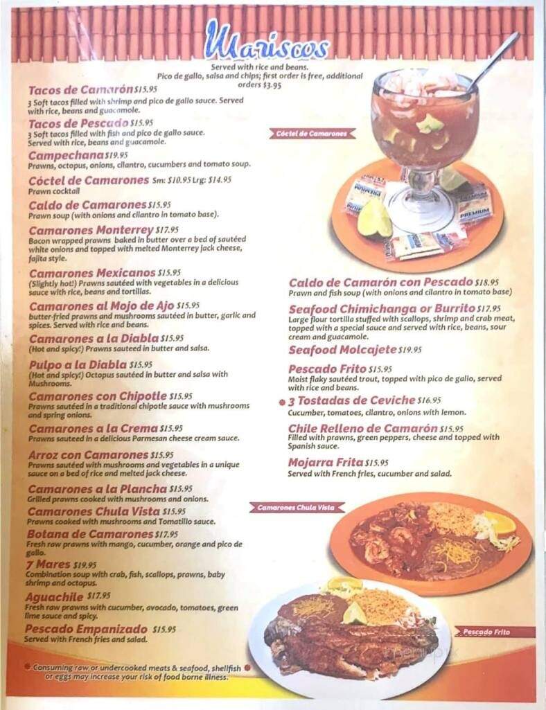 Chula Vista Market and Taqueria - Salem, OR menu_pic