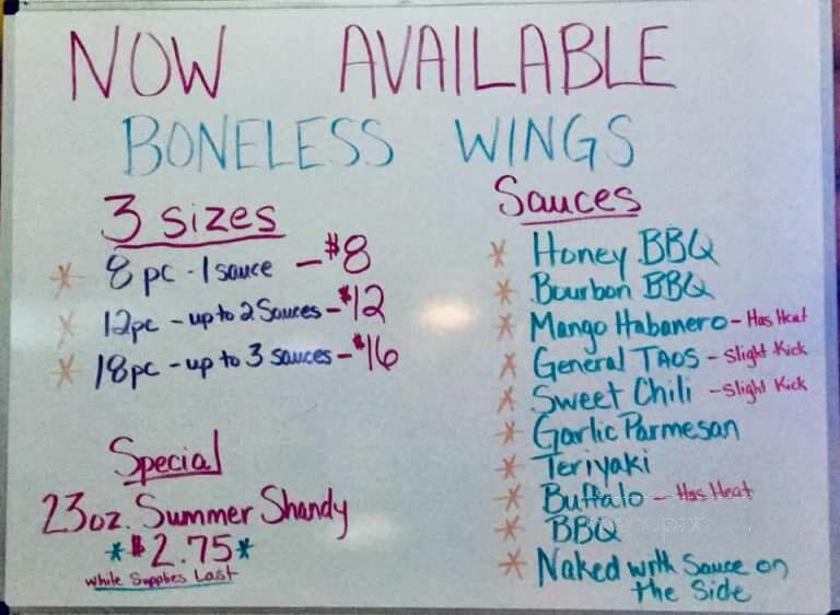 Riverside Pub - Aitkin, MN menu_pic