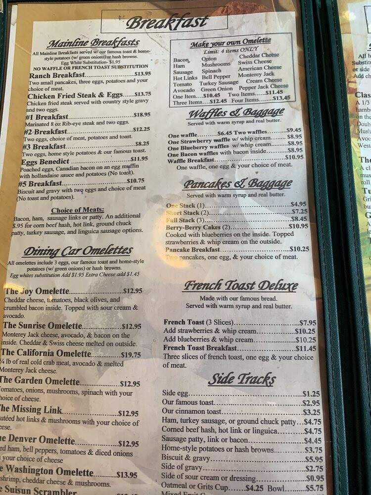 Joy of Eating 2 - Suisun City, CA menu_pic