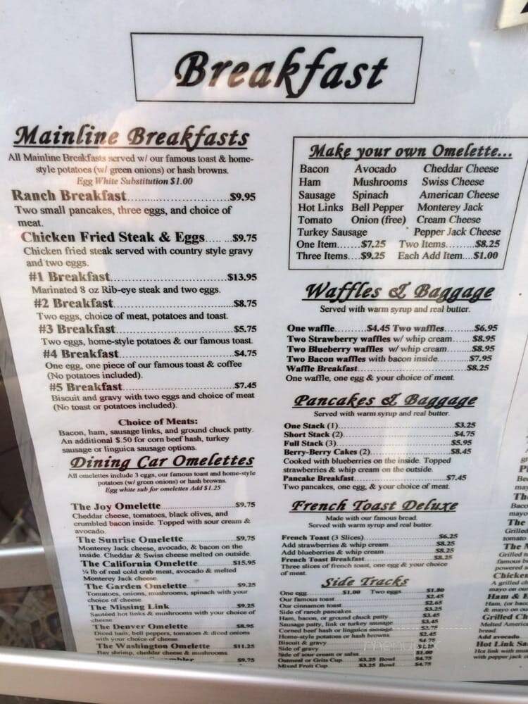 Joy of Eating 2 - Suisun City, CA menu_pic