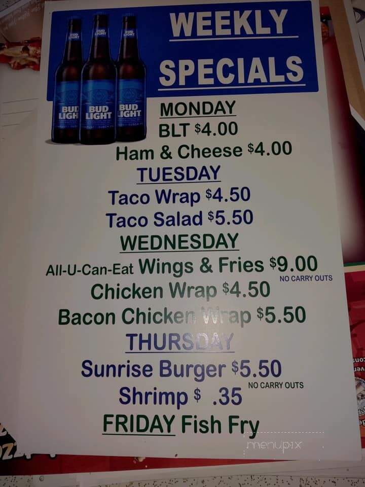 Hunters Choice - Colby, WI menu_pic