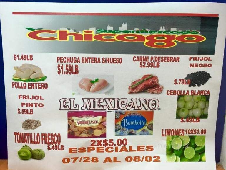 Supermercado Chicago - Doraville, GA menu_pic