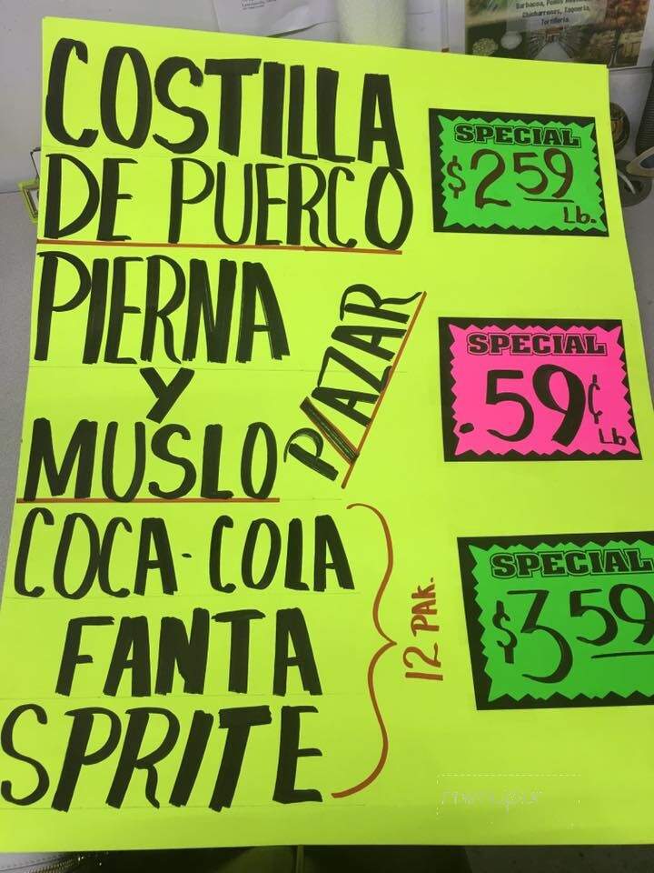 Supermercado Chicago - Doraville, GA menu_pic