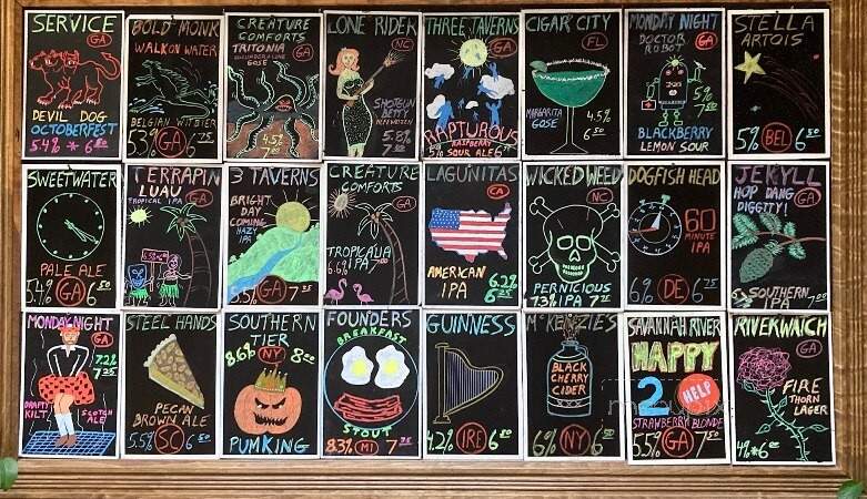 Still Water Tap Room - Augusta, GA menu_pic