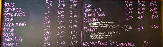 Wild West Espresso & Video - Sundance, WY menu_pic