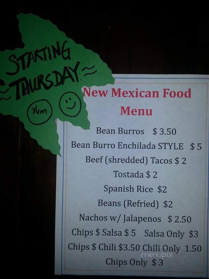 San Carlos Cafe - San Carlos, AZ menu_pic