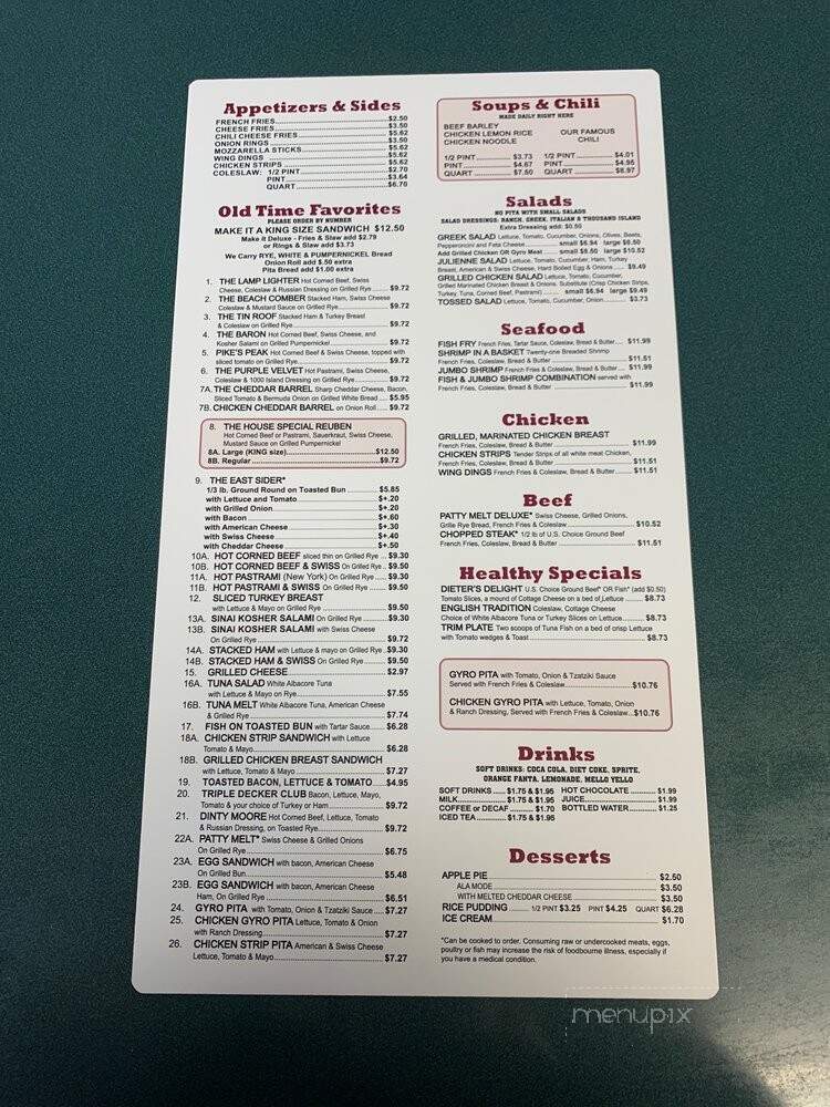 House Of Reuben - Sterling Heights, MI menu_pic