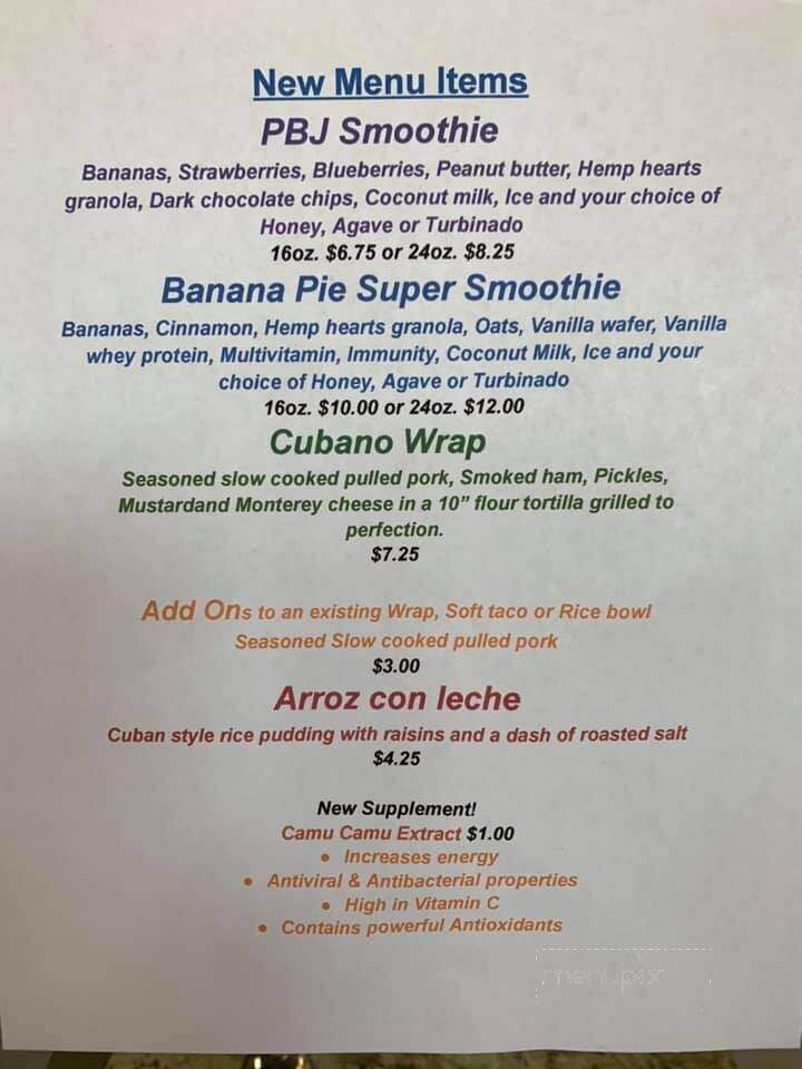Coco Loco - Denver City, TX menu_pic