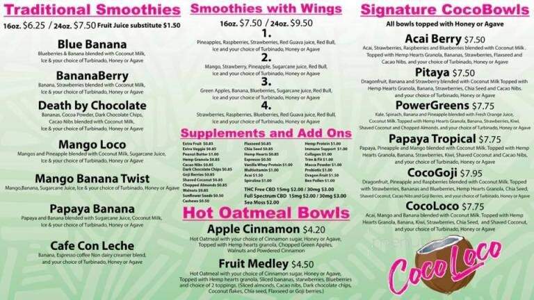 Coco Loco - Denver City, TX menu_pic