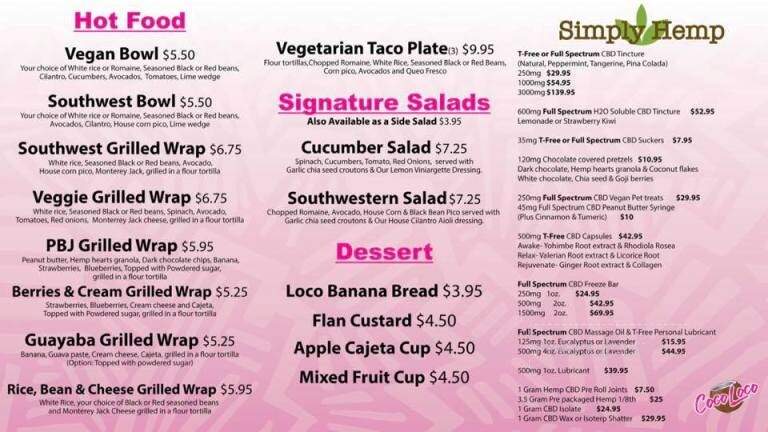 Coco Loco - Denver City, TX menu_pic