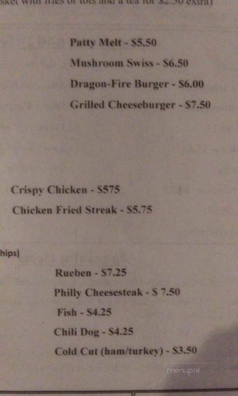 Frankie's Cafe - Newport, AR menu_pic