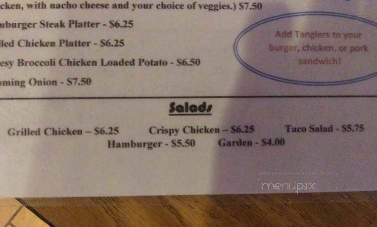 Frankie's Cafe - Newport, AR menu_pic