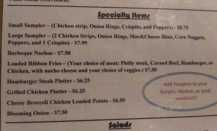 Frankie's Cafe - Newport, AR menu_pic