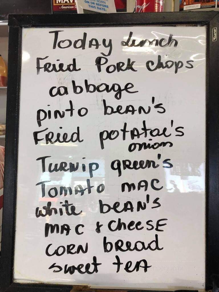 Chicken Stop - Marked Tree, AR menu_pic
