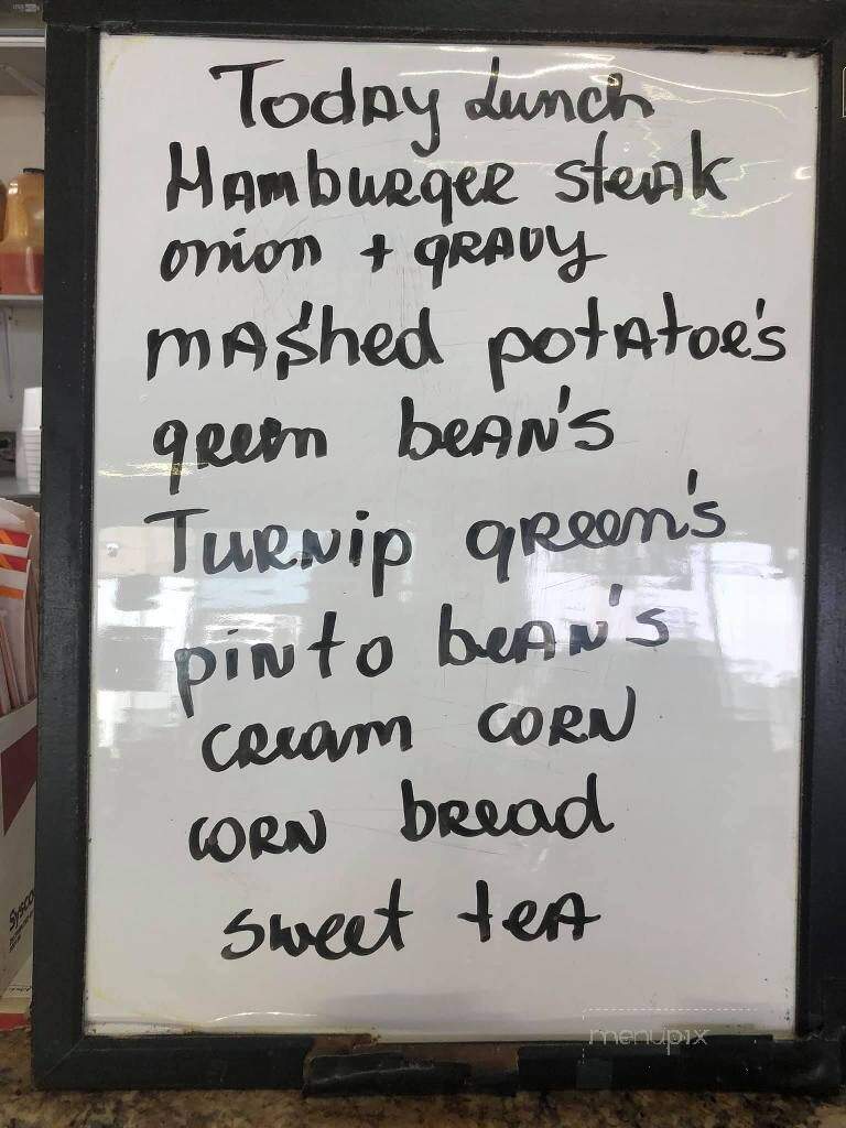 Chicken Stop - Marked Tree, AR menu_pic