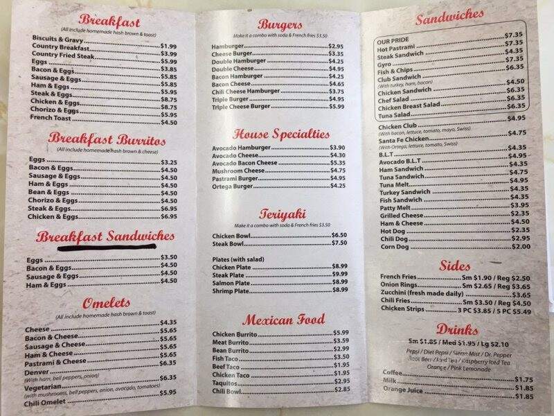 Phil's Charbroiled Burgers - San Bernardino, CA menu_pic
