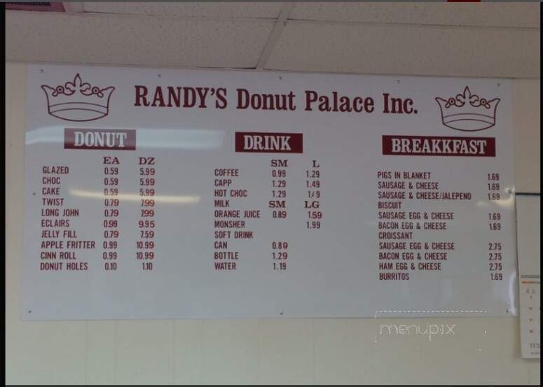 Donuts Palace - Noble, OK menu_pic
