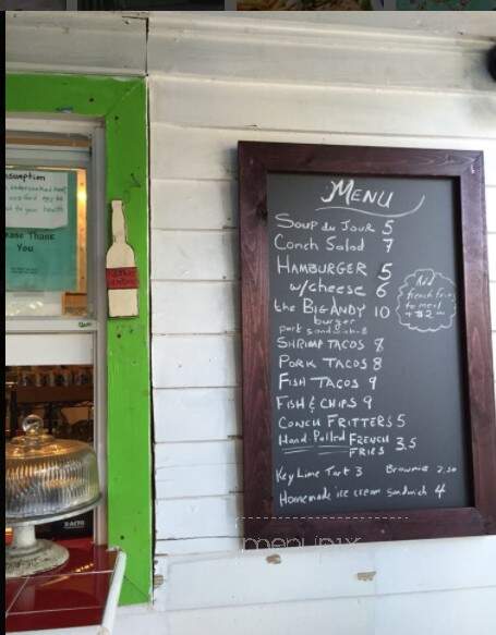 Andy's Cabana - Key West, FL menu_pic